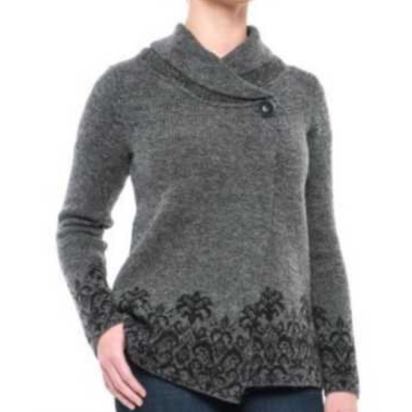 Adrienne Vittadini Knit Sweater Gray - Picture 1 of 11